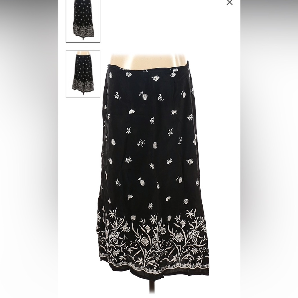 Delores Bell Floral Skirt Large